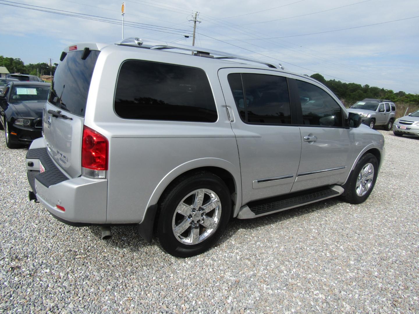 2014 Silver /Black Nissan Armada Platinum 2WD (5N1BA0NF9EN) with an 5.6L V8 DOHC 32V FFV engine, Automatic transmission, located at 15016 S Hwy 231, Midland City, AL, 36350, (334) 983-3001, 31.306210, -85.495277 - Photo#7